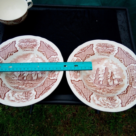 Vintage Alfred Meakin, Staffordshire, England Fair Winds Set of 15 - Picture 12 of 16